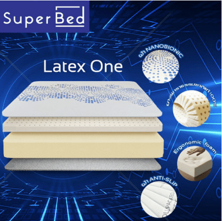 Super Bed ที่นอนยางพารา รุ่น Latex One
