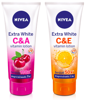 Nivea Extra Whit C and A Vitamin Lotion