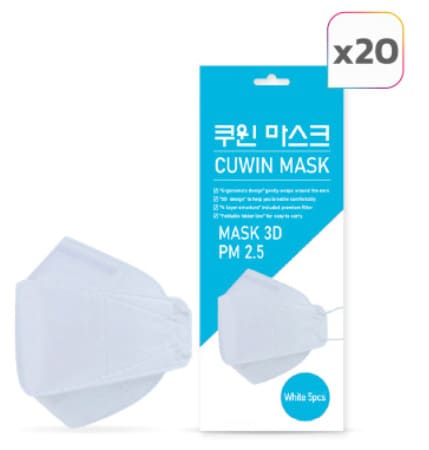 Cuwin Mask หน้ากากอนามัย ทรง3D
